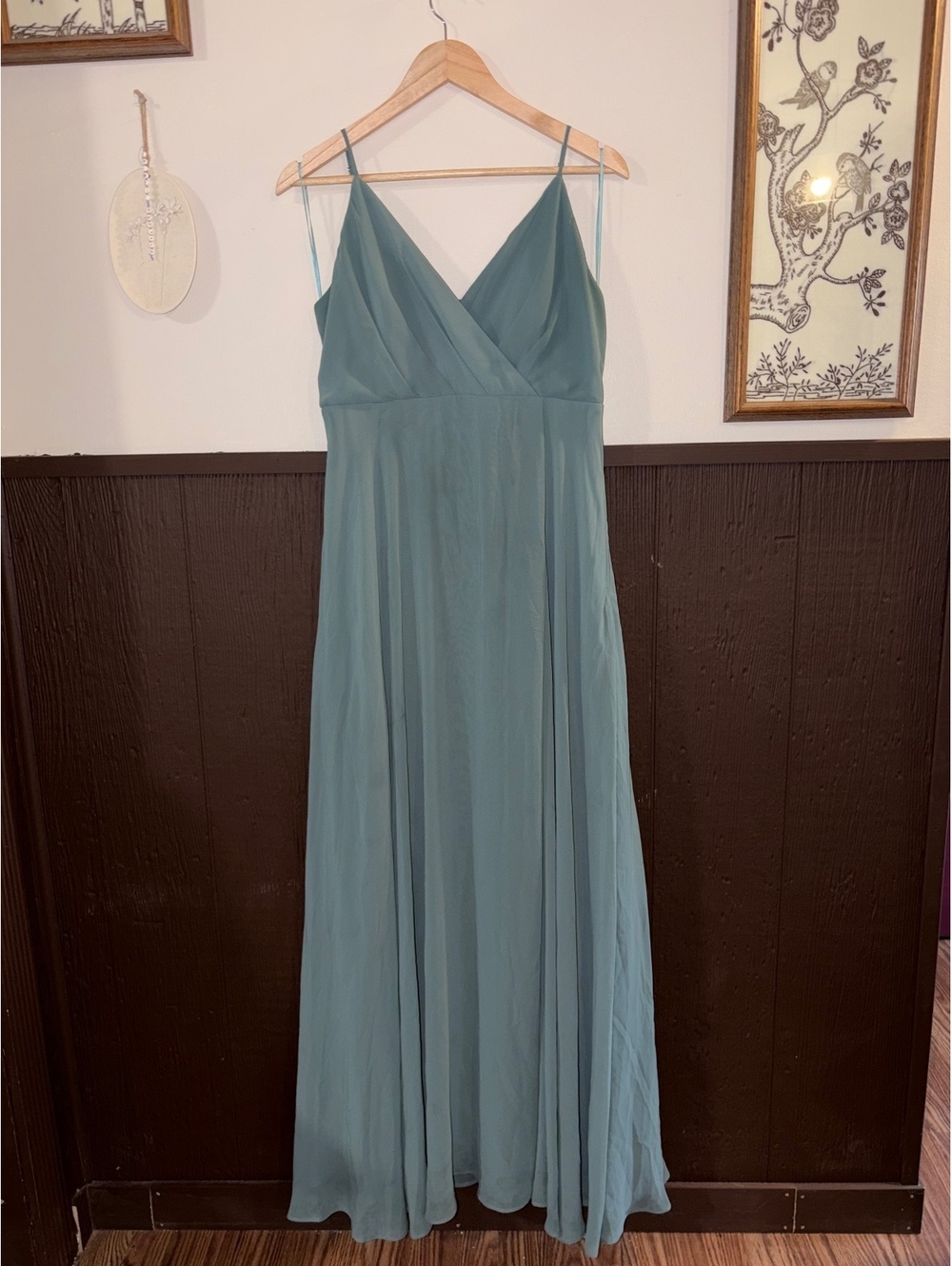 Sage Green Birdy Grey Bridesmaid Dress